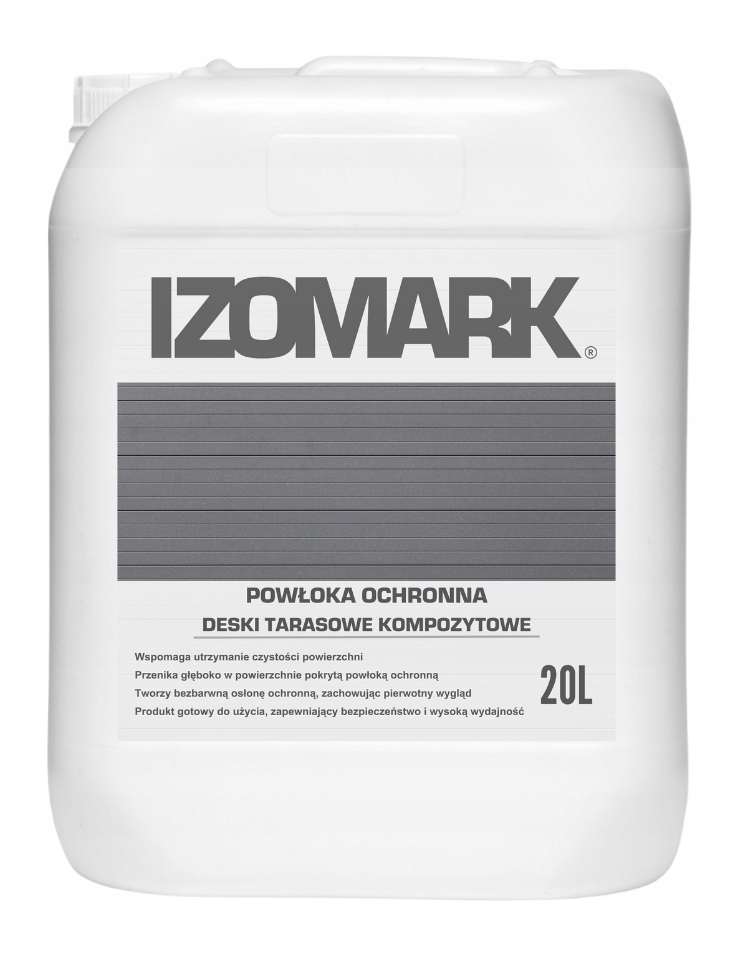 Izomark Ochranná Vrstva – Kompozitní Terasová Prkna 20 L