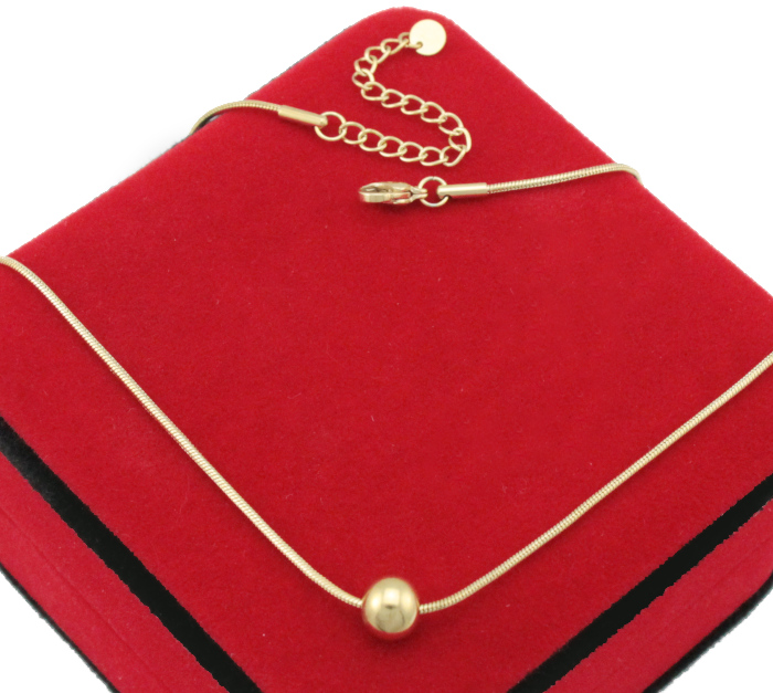 

Naszyjnik Złoty Żmijka Z Kulką Stal Chirurgiczna