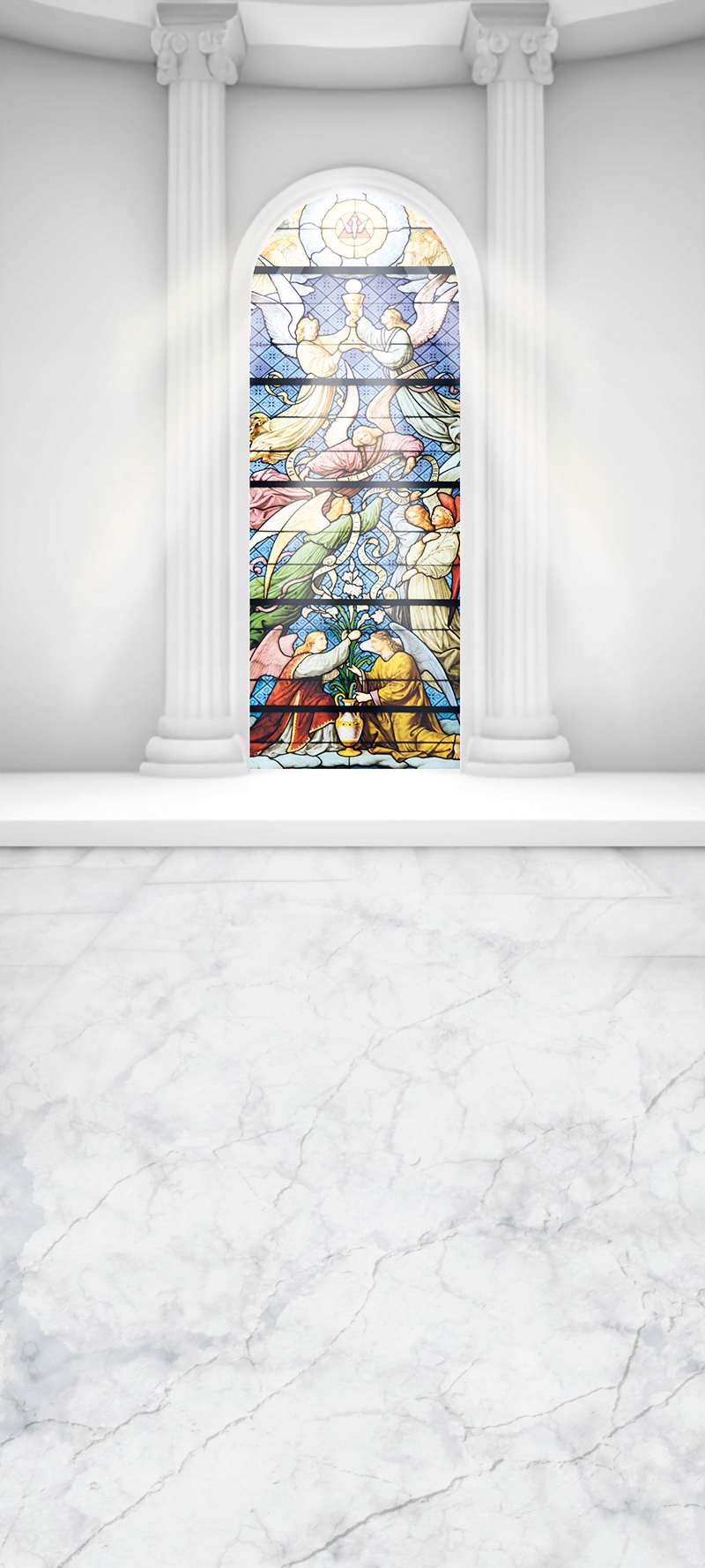 komunijne matowe TŁO komunia 160x400 KMN055 Kod producenta brak