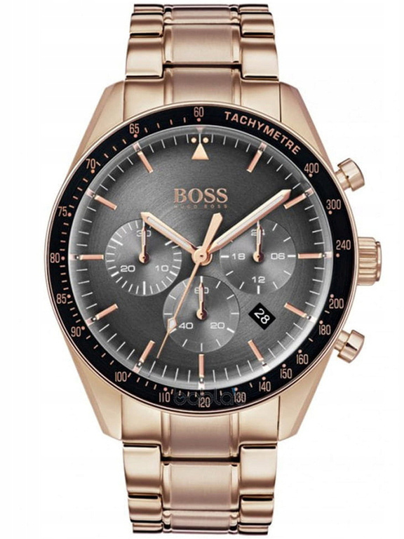 Pánské Hodinky Hugo Boss 1513632 Růžové Zlato 50 M Dárek Ke Dni Chlapců