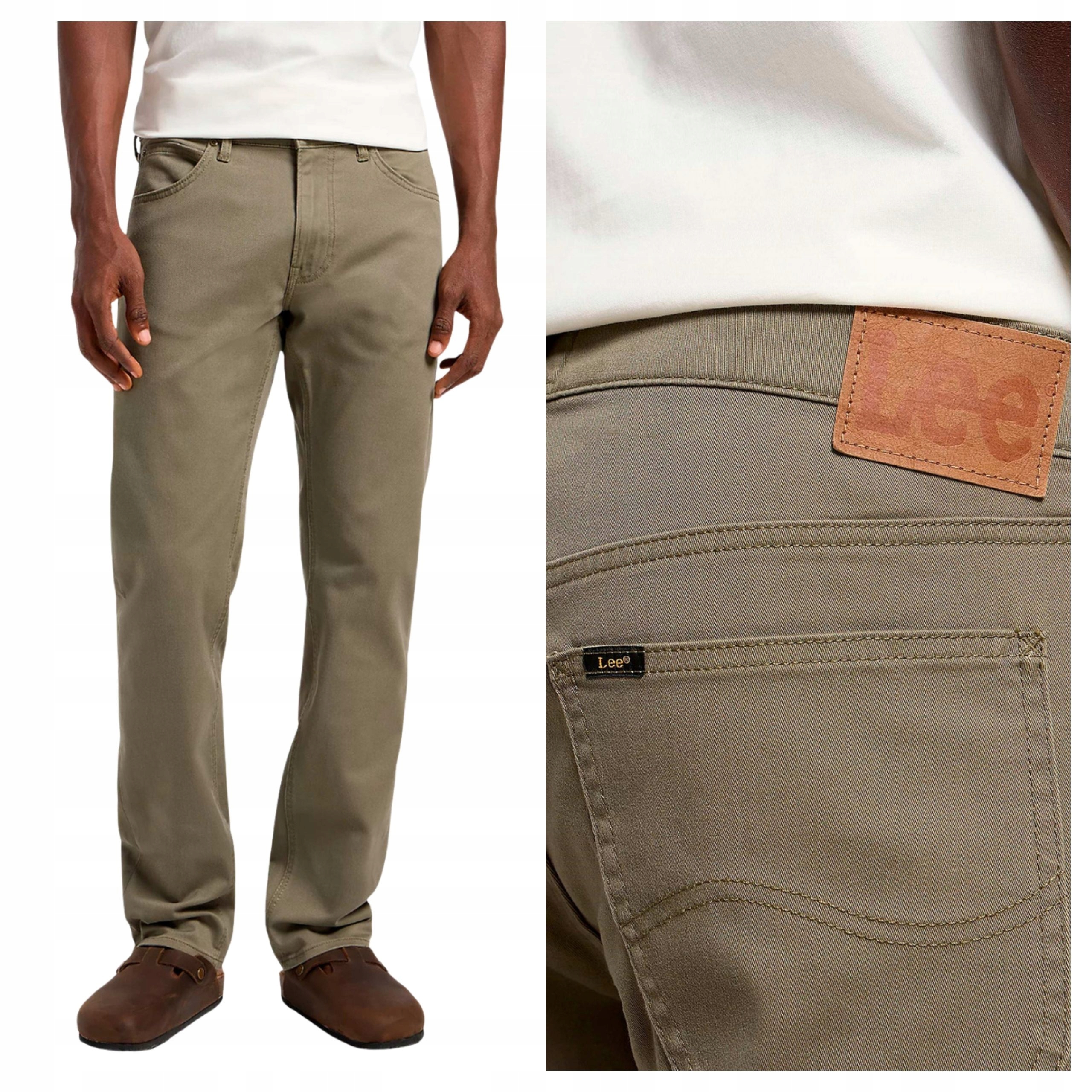 Pánské kalhoty Lee Daren Zip Fly Zelené Mercantile Zelené Džínové W36 L34