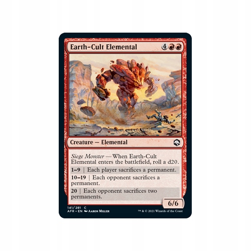 Mtg 4x Earth-Cult Elemental