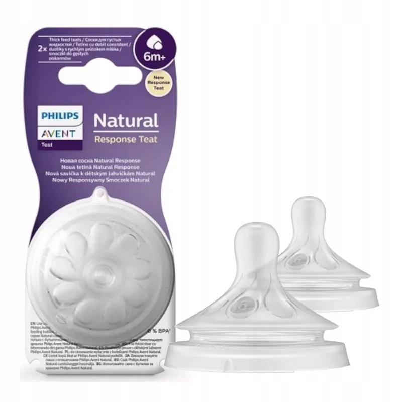 

Avent natural 2X smoczki Response 6m+ Kaszka