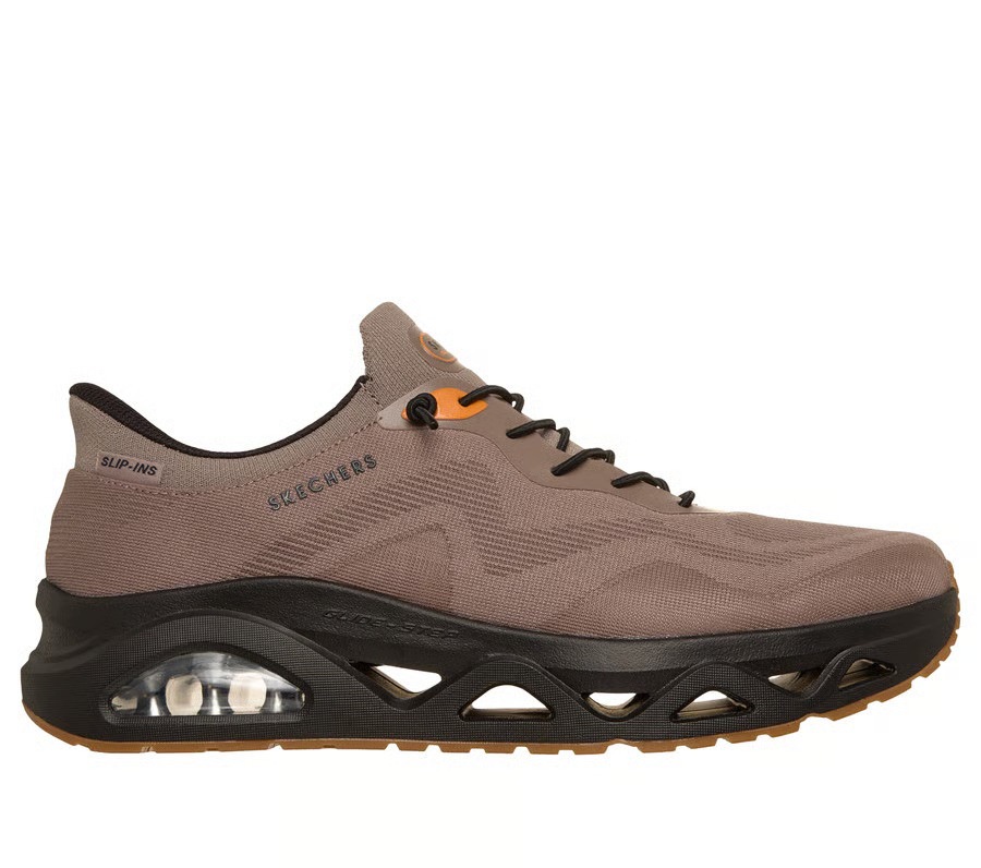 Pánské boty Skechers Slip-ins Uno Glide-Step Nazouvací 183421-BRBK Vel 42
