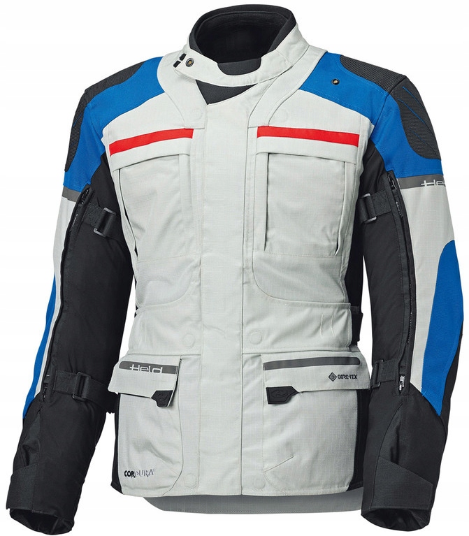 Held Carese 3 Gtx Grey Blue Motocyklová Textilná Bunda L