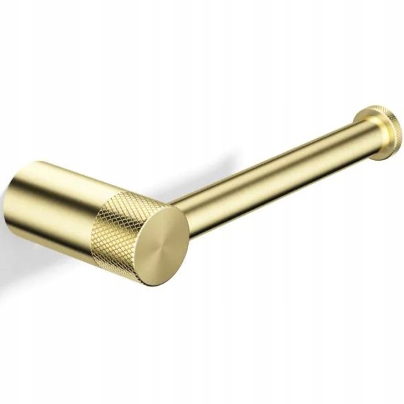 Držák na toaletní papír Wc Zlatý nástěnný závěsný kovový