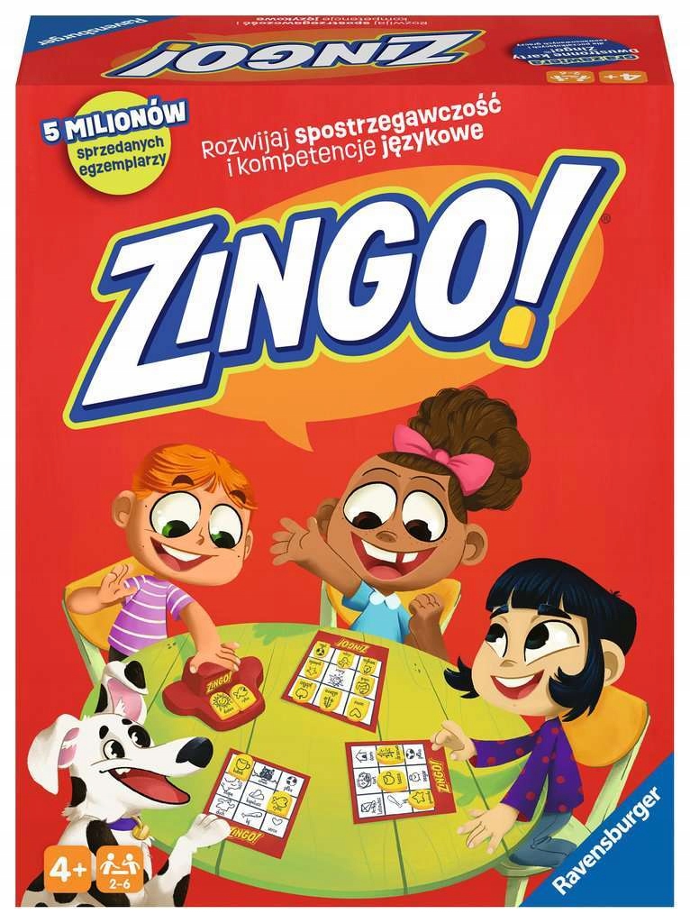 

Zingo! Gra Logiczna Dla Dzieci Towarzyska Bingo
