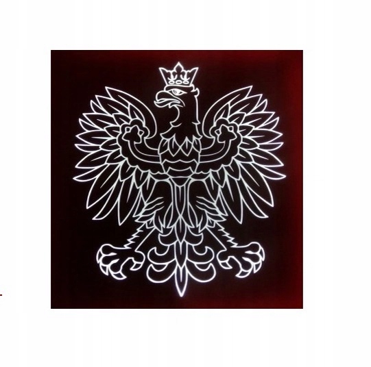 

Tablica led tir godło orzeł Polska podświetlana