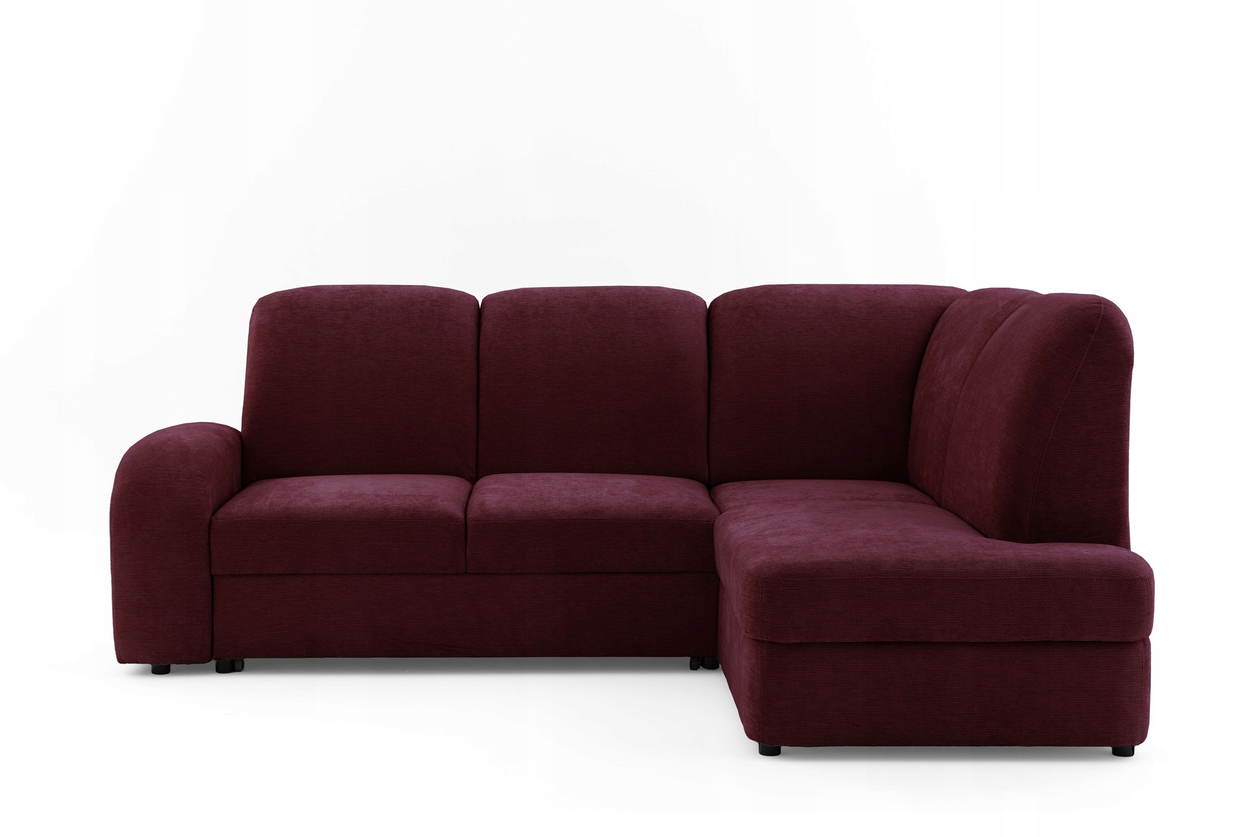 Rohová Sedací Souprava Vibe L Spaní Kontejner Vysoké opěradlo Bordová