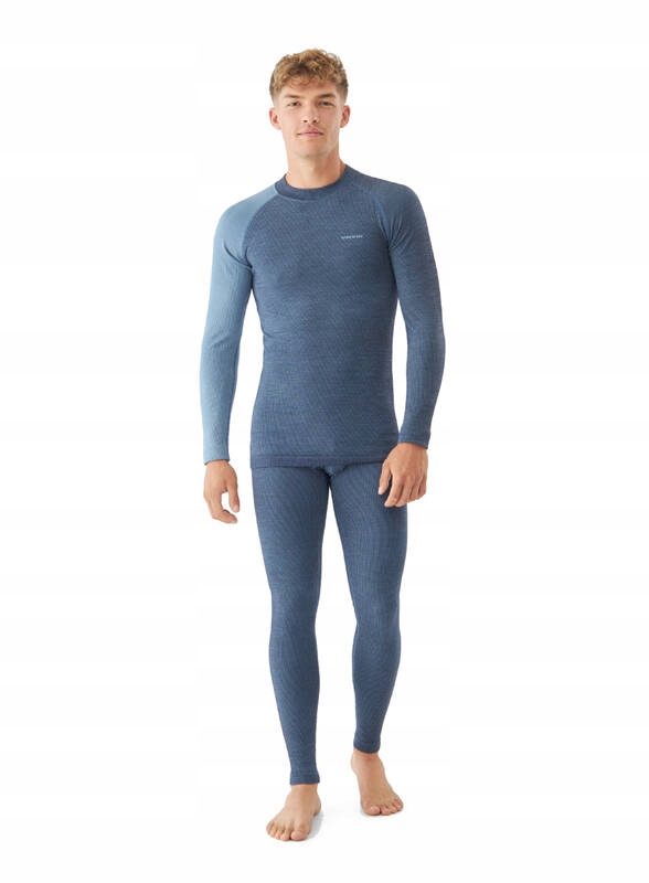 Pánské termoaktivní spodní prádlo Viking Mounti Man Set Merino šedá M