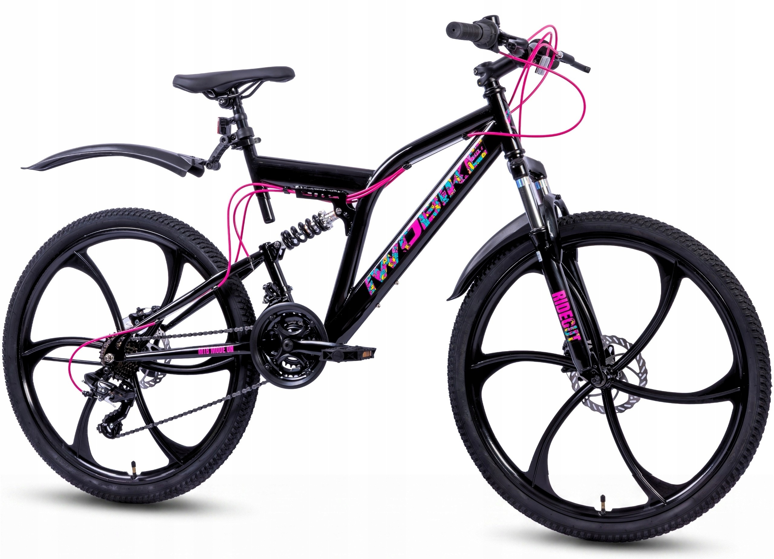Rower Górski 26" Mtb Iwobike Męski Damski Shimano Felgi Full Amortyzacja