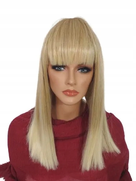 Dlouhá paruka s ofinou spring honey mix 21T long bob- termovlas -new