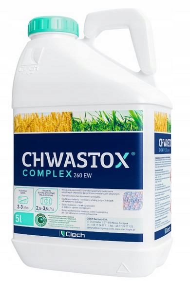 

Chwastox Complex 260EW 5L Chwasty Trawnika Mniszek