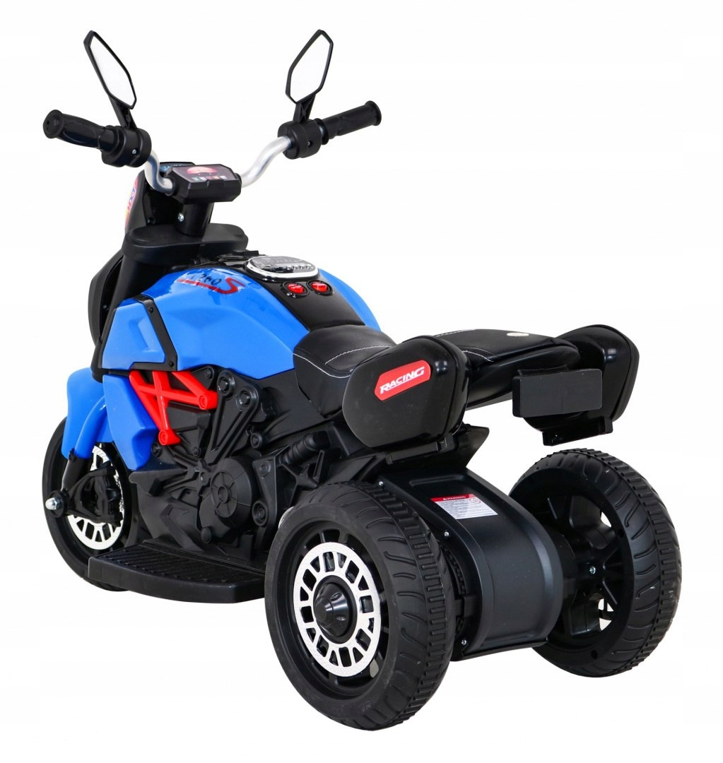 Motocykl Motor Elektryczny DLA DZIECI AUDIO SD AUX USB Światła MELODIE Wiek dziecka 3 lata +