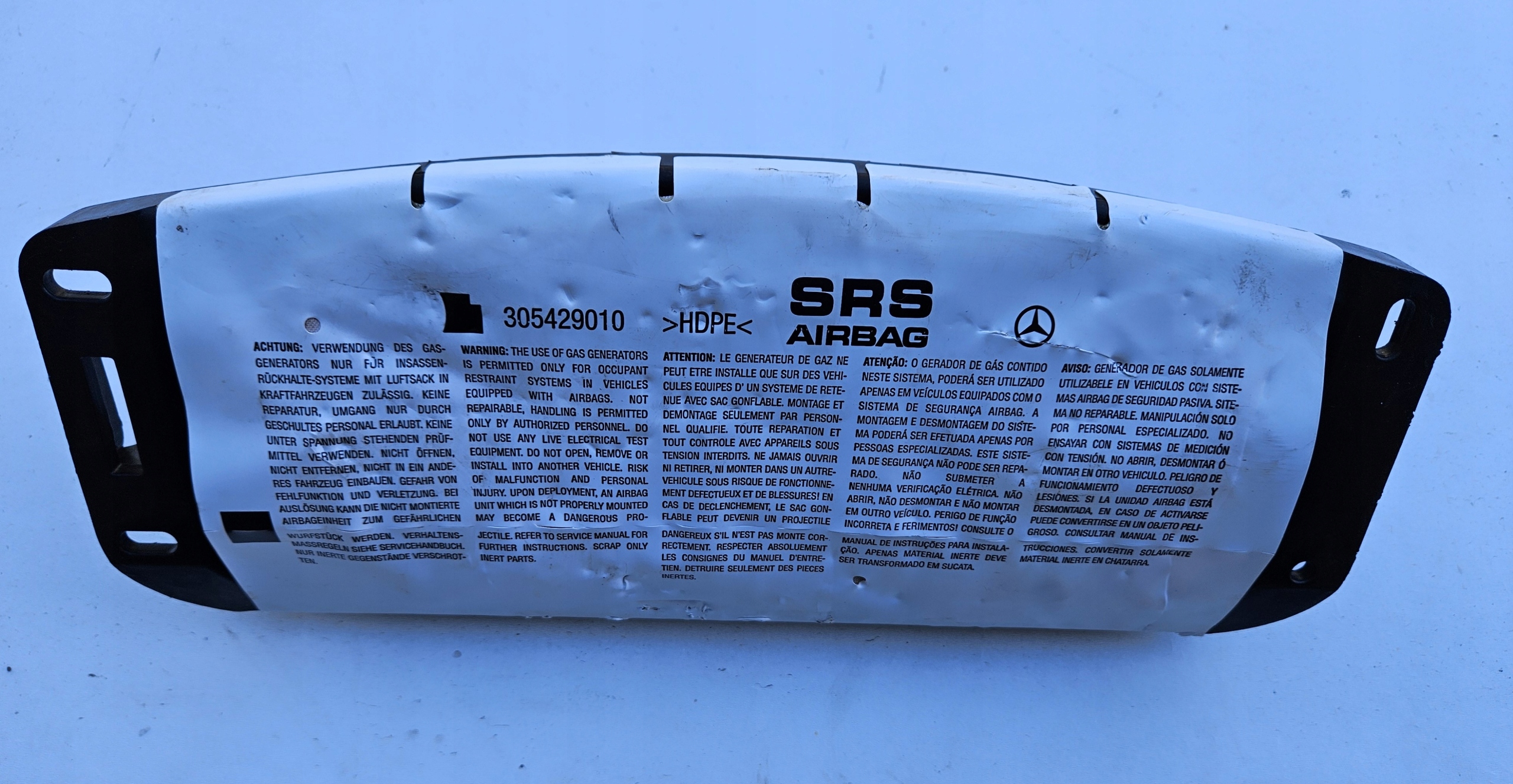 E C KLASA W207 W212 W204 PODUSZKA AIR BAG PASAŻERA