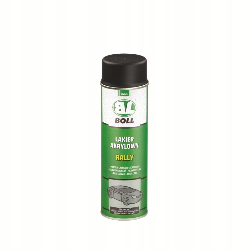 

Lakier akrylowy Boll Rally czarny mat 500 ml