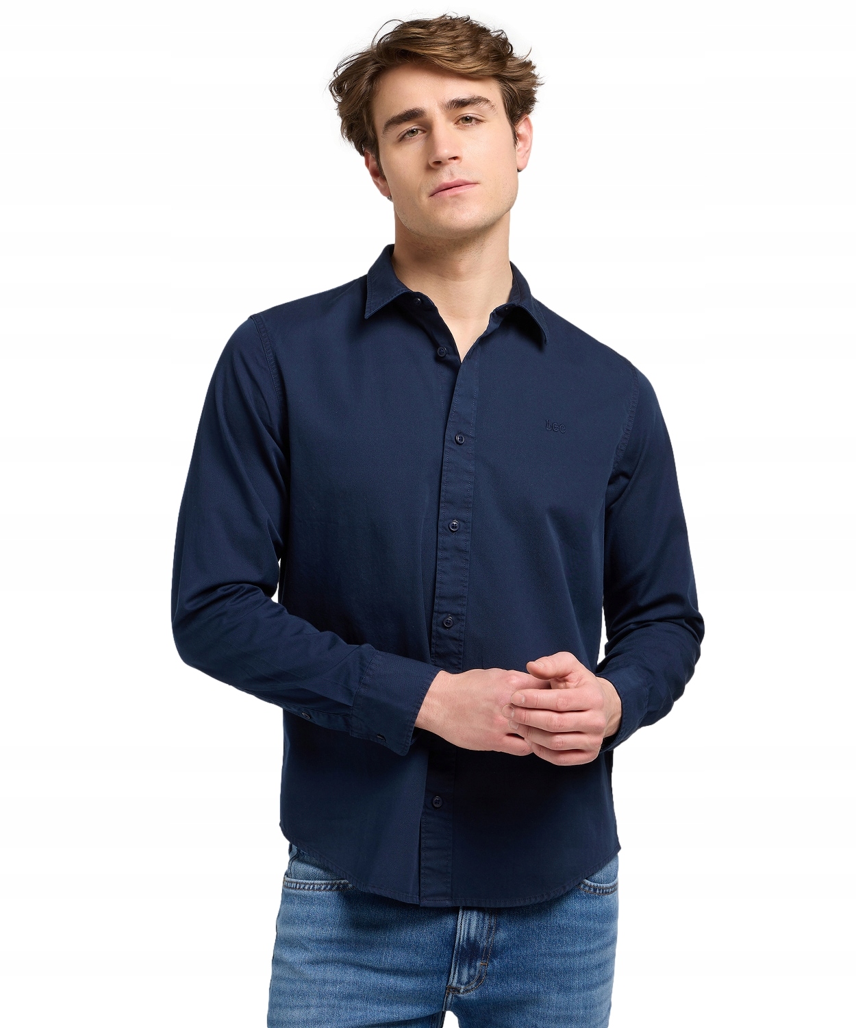 Košile Lee Patch Shirt 112370547 Rivet Navy M