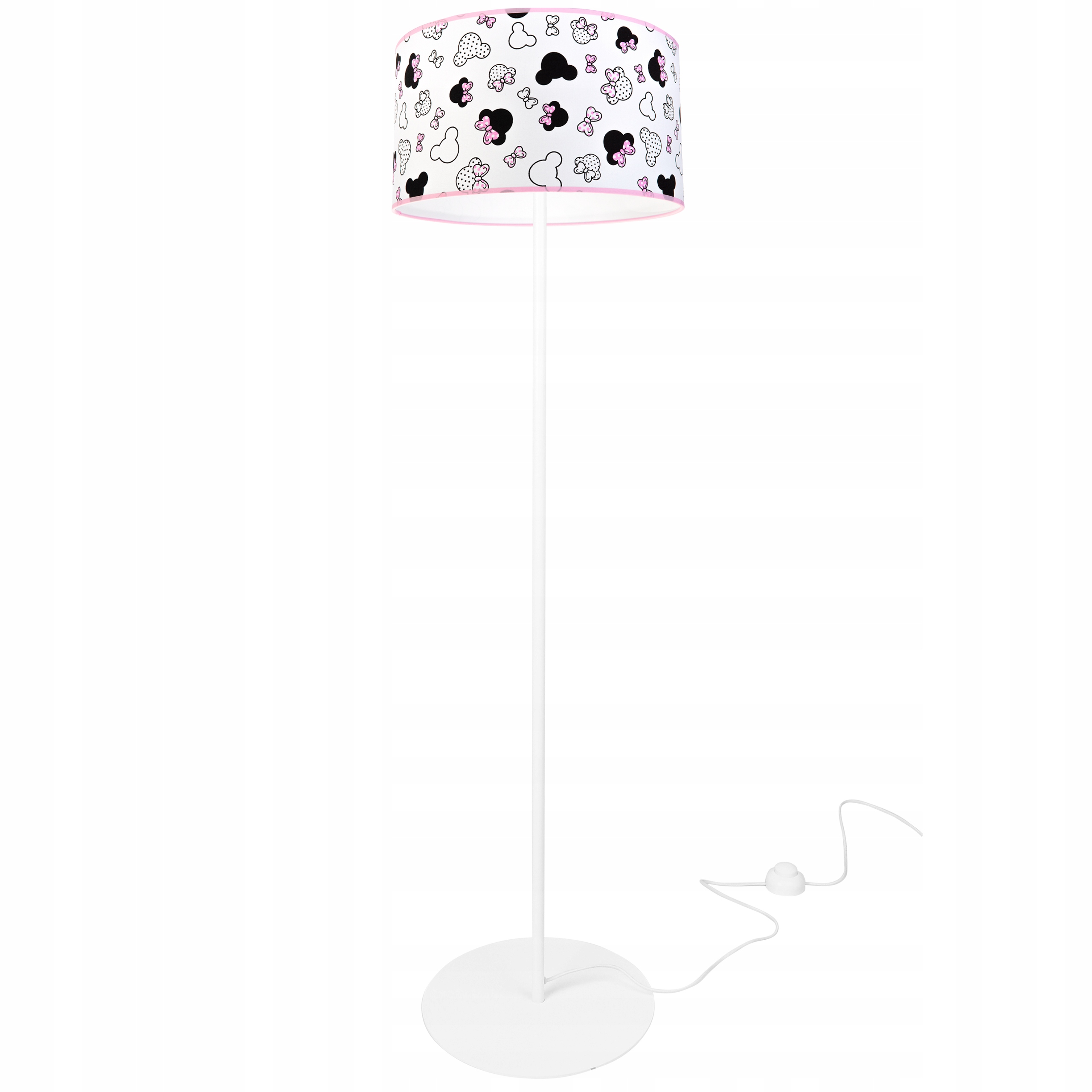 LAMPA STOJĄCA LOFT DZIECIĘCA ABAŻUR WZÓR LED Bohater Myszka Minnie