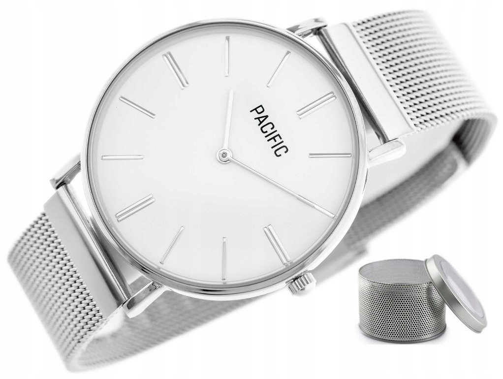 

Zegarek damski Pacific złoty mesh + Box + Grawer