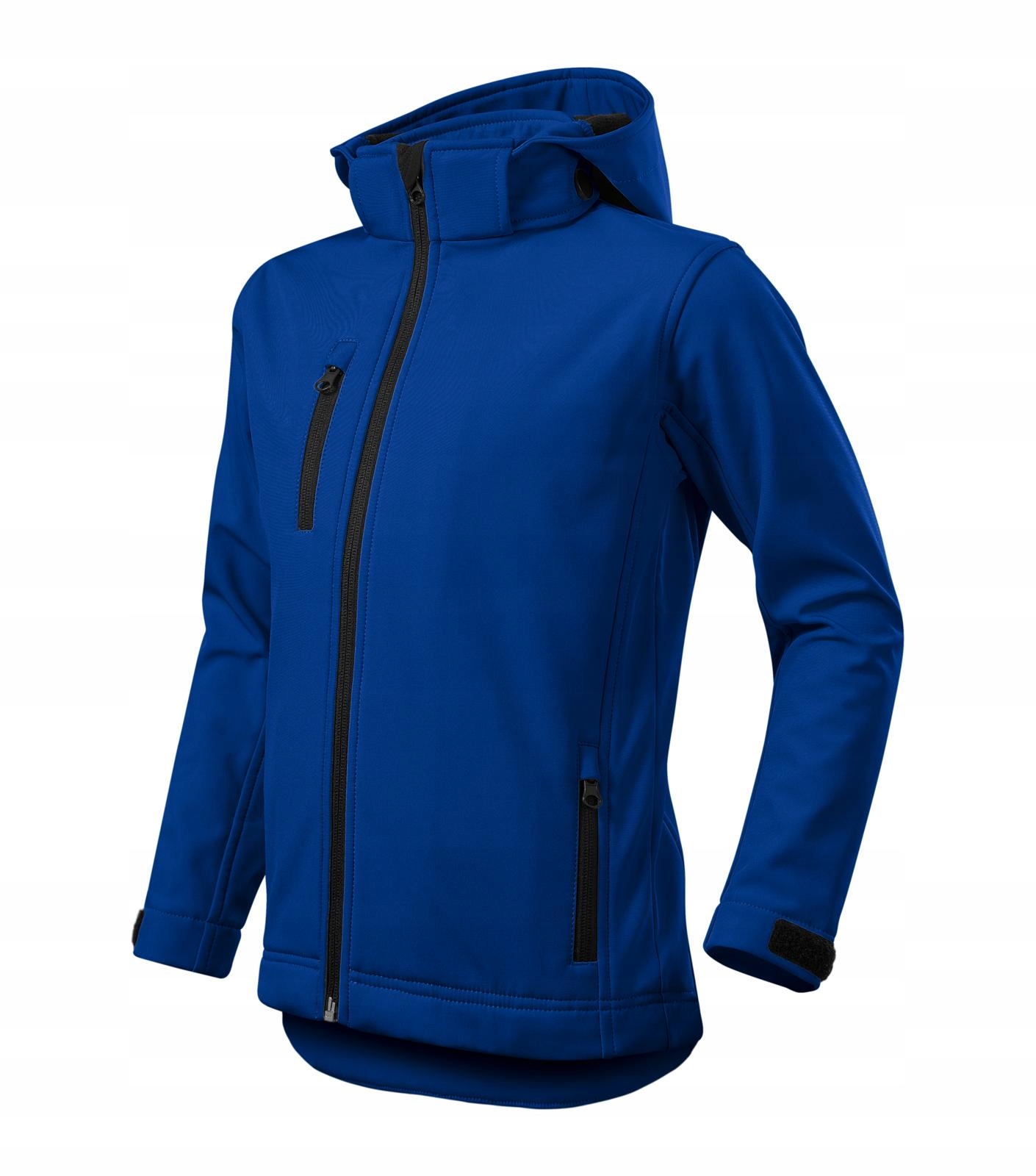 

Kurtka dziecięca przejściowa softshell chabrowy