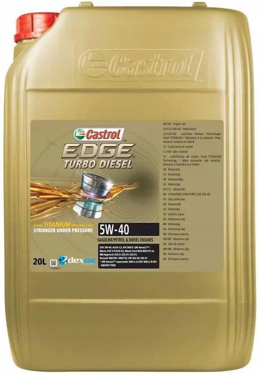Castrol Edge Turbo Diesel 5W40 20L