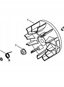 Magnetické kolečko pro řezačku betonu Echo CSG-7410 A409-001041