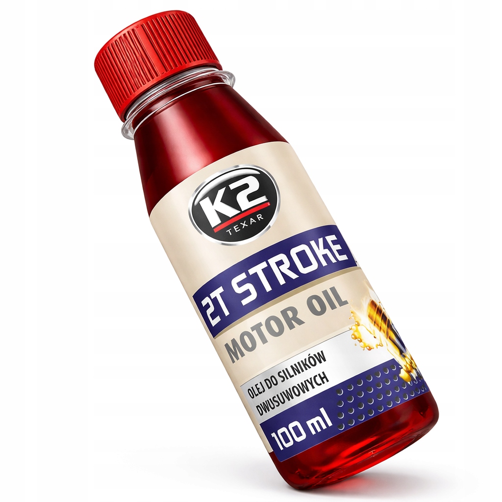 K2 Stroke Czerwony 2T 100ML profesjonalny olej półsyntetyczny do silników