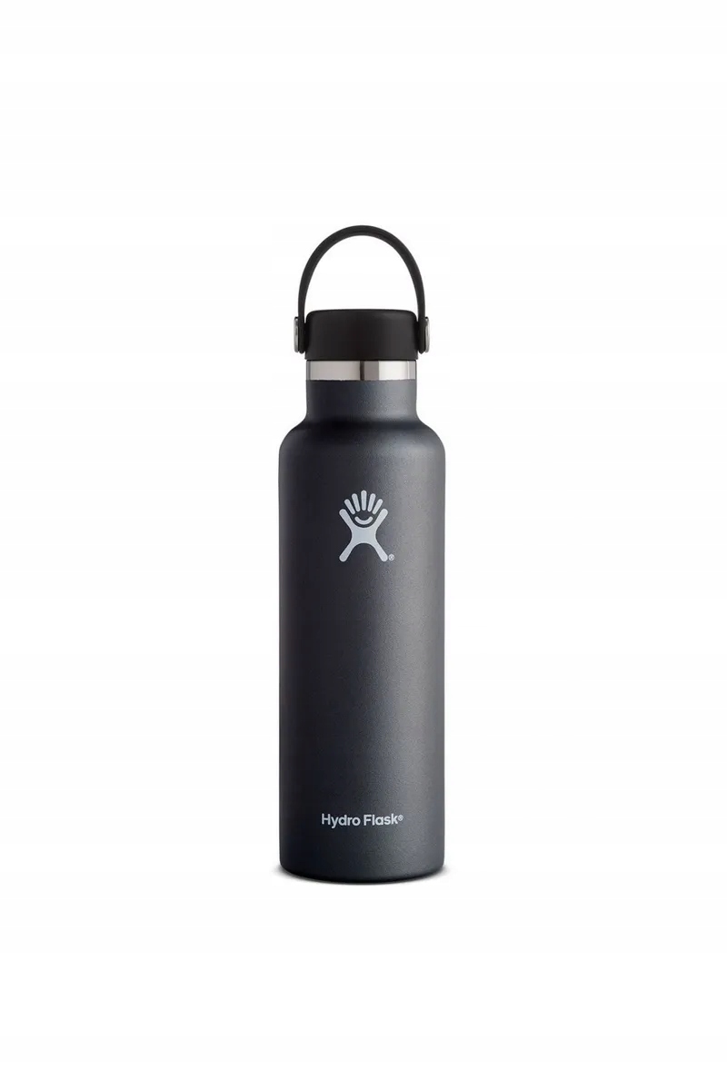 Hydro Flask Turistická láhev Standard Mouth Flex Cap 21 Oz 621 ml černá