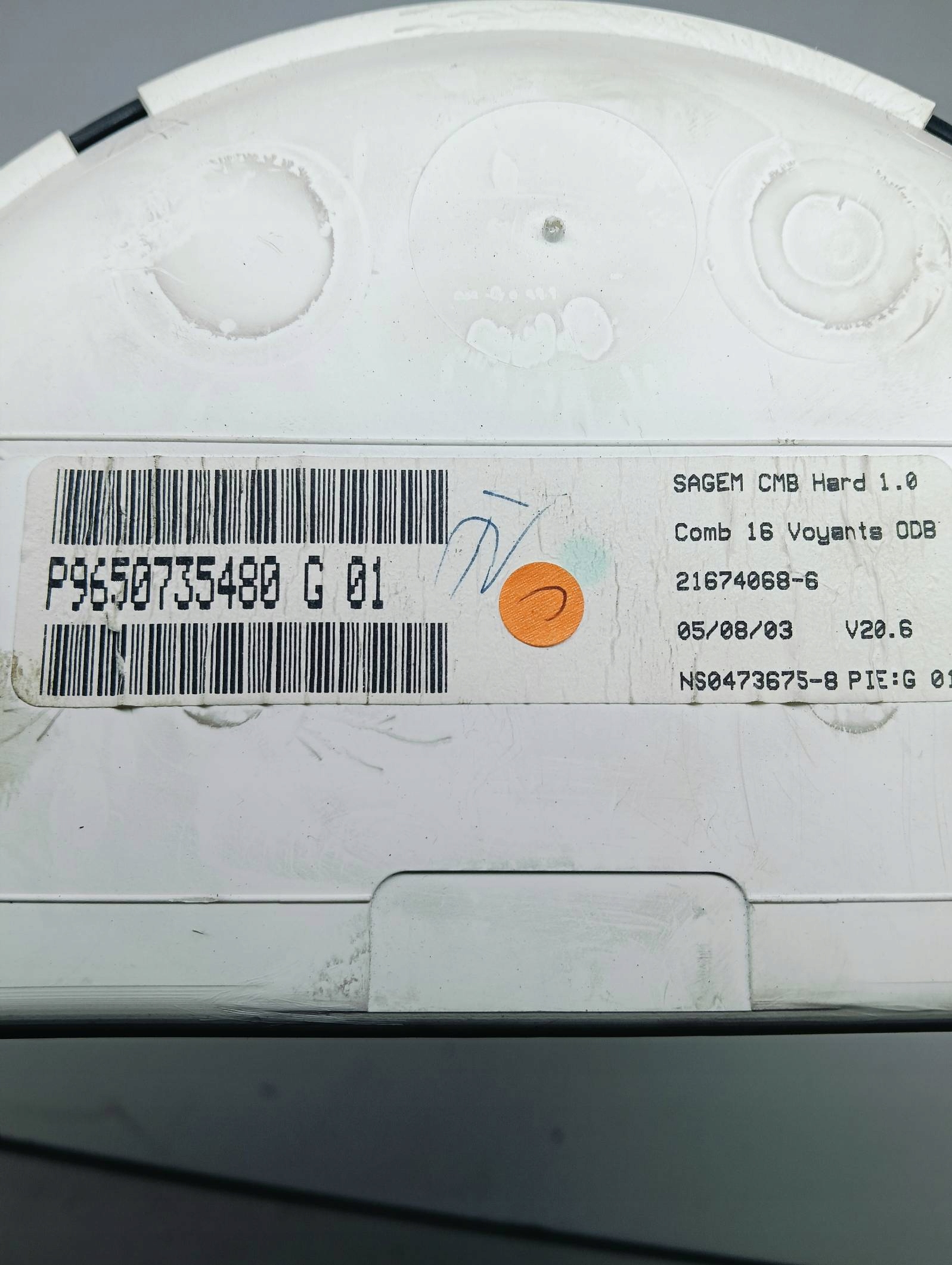 dials Citroen C3 1.4 03r P9650735480 G 01