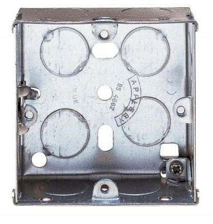 

Puszka podtynkowa metalowa, Uk 86 głębokość 47 mm