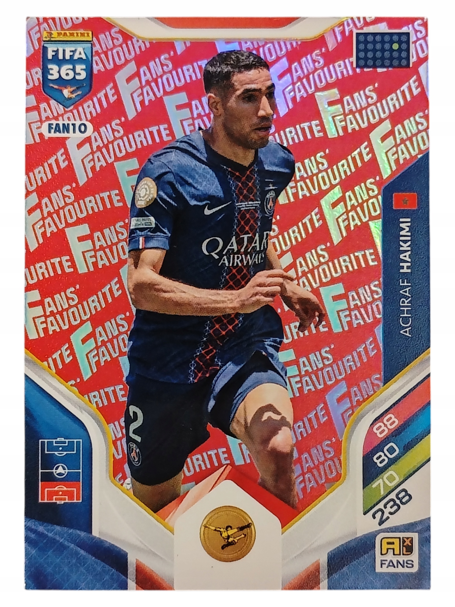 Panini Fifa 365 2026 Fans Favourite Red Achraf Hakimi Psg FAN10
