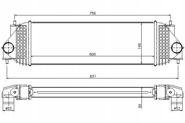 Nissens Chladič Sacího Vzduchu Suzuki Gran Asistent řidiče #28