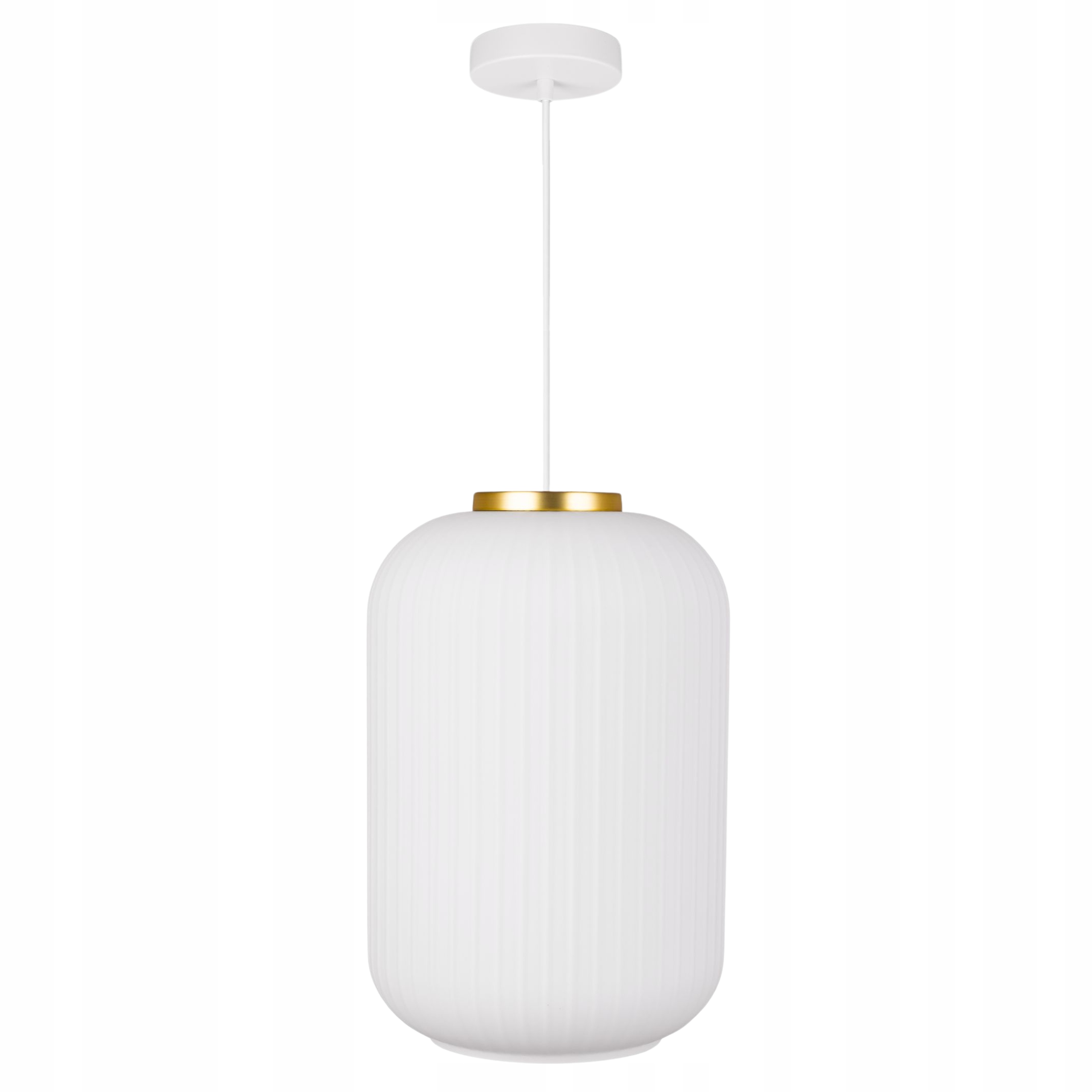 Závěsné Stropní Svítidlo Lustr Stropní Svítidlo Bílá E27 Led Rýhovaná Univerzální