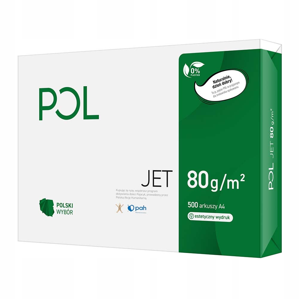 

Papier Ksero A4 Poljet 80g Klasa A 500 ark Ryza