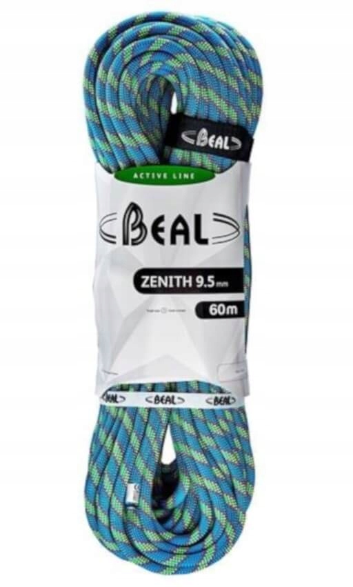 Dynamické lano Beal Zenith 9,5 mm x 60 m, modré