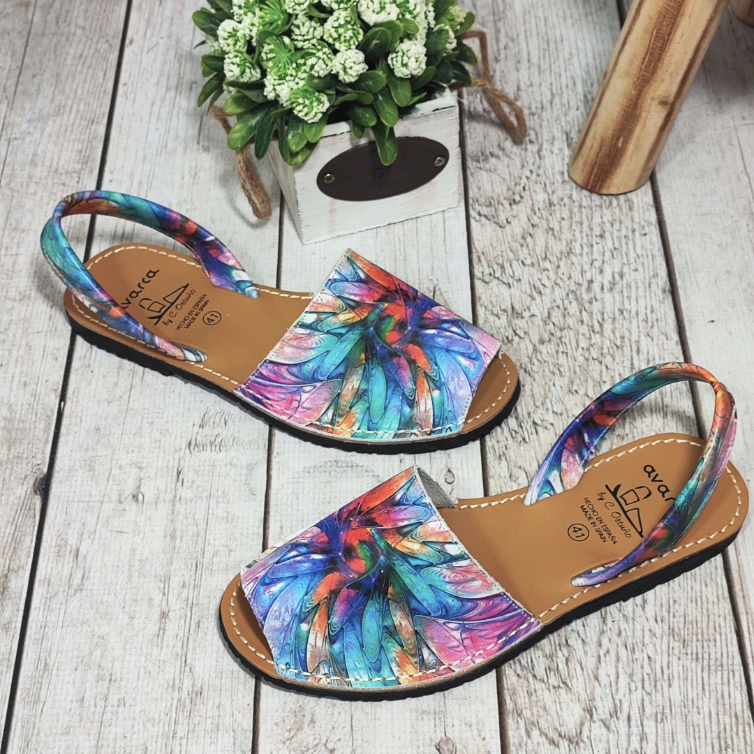 HISZPAŃSKIE SKÓRZANE SANDAŁY DAMSKIE AVARCASY - 41 Marka bez marki