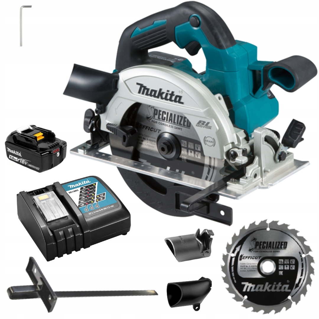 Makita Pilarka Tarczowa DHS660Z +aku 5Ah Ładowarka