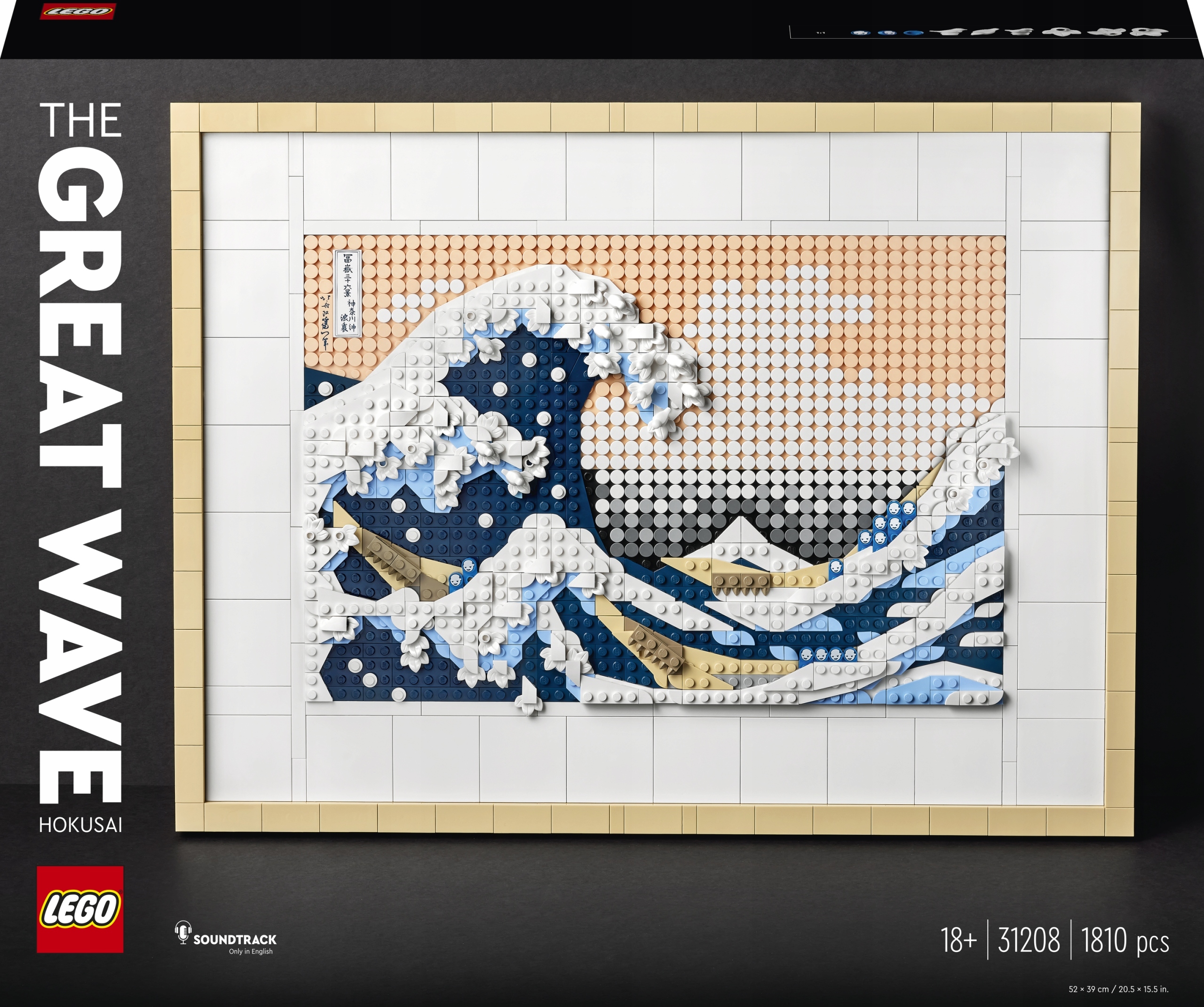 LEGO ART Hokusai - Wielka fala z Kanagawy 31208