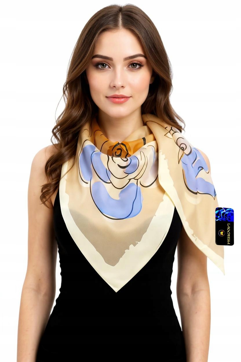 Hedvábný Šátek 100% Hedvábí Přírodní Morušový Prémiová Kvalita+