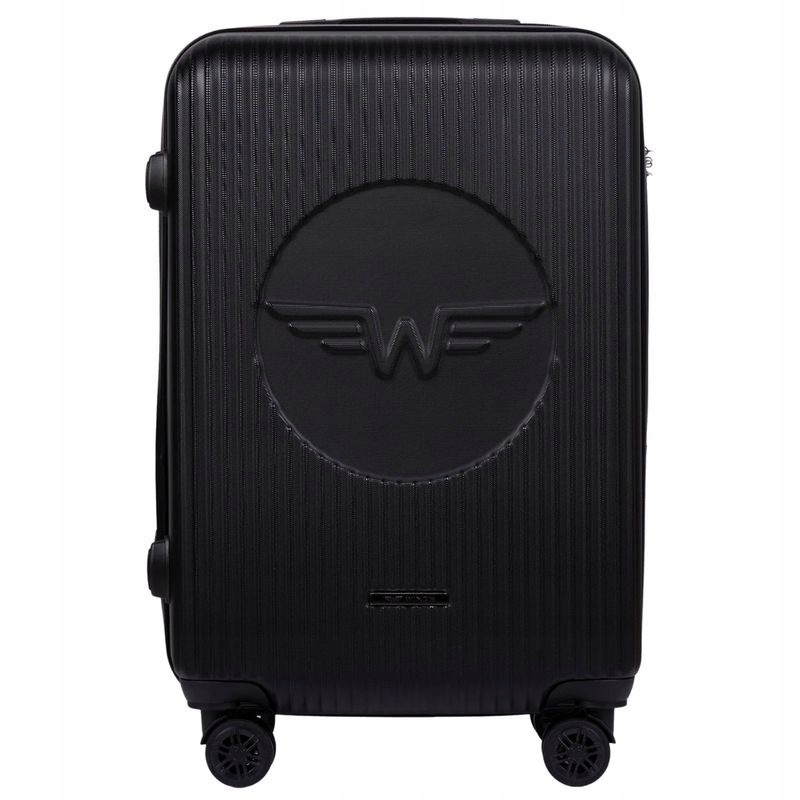 Walizka Wings Abs Średnia Swallow 24" 63L Black