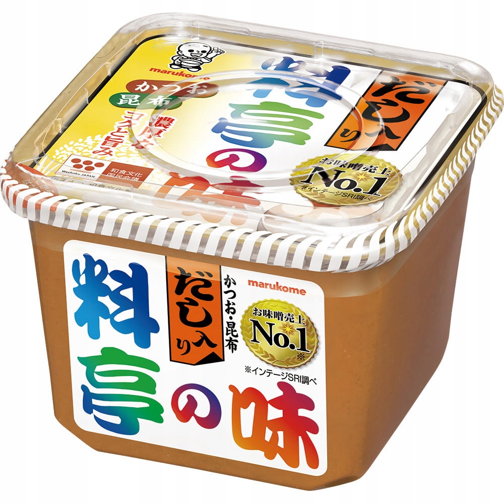 

Japońska pasta Miso z dodatkiem bulionu Dashi 750g