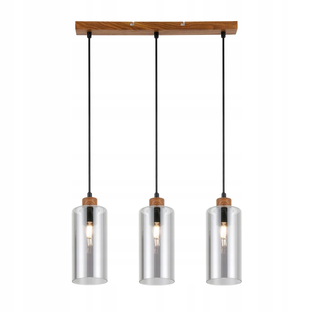 Závěsná lampa s krytem na liště do jídelny nad stůl 3xE27 25W Naster Italux