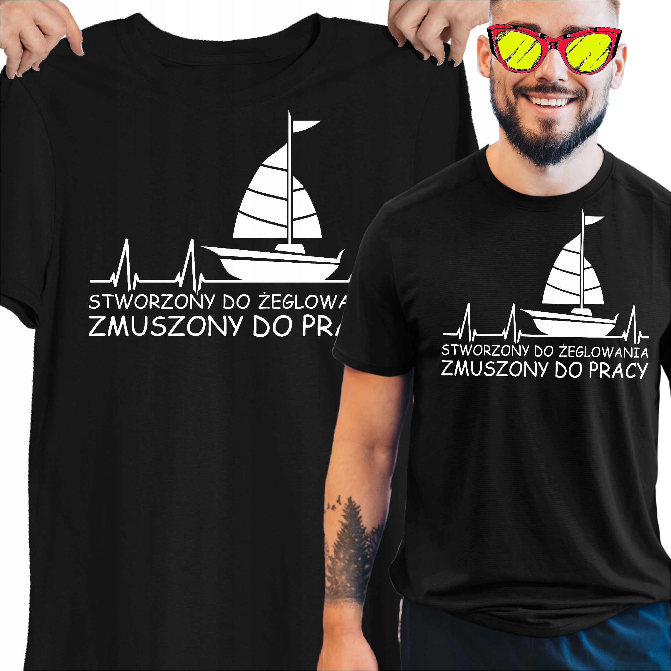 

Koszulka Na Żeglowanie Żaglówka Łódka Pływanie