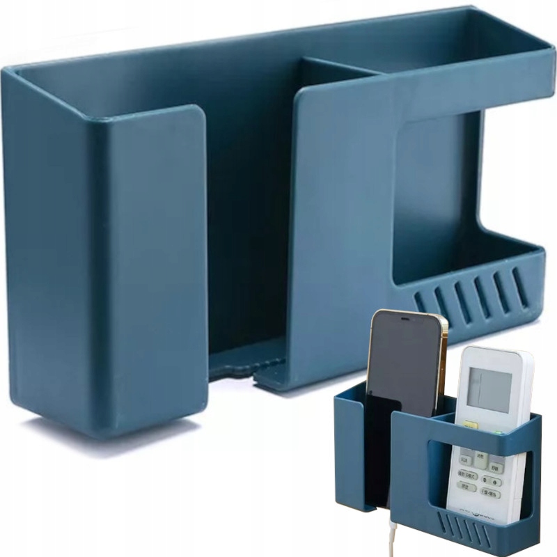 UCHWYT ŚCIENNY NA SMARTFON SAMOPRZYLEPNY PÓŁKA NA ŚCIANĘ PILOT PILOTY