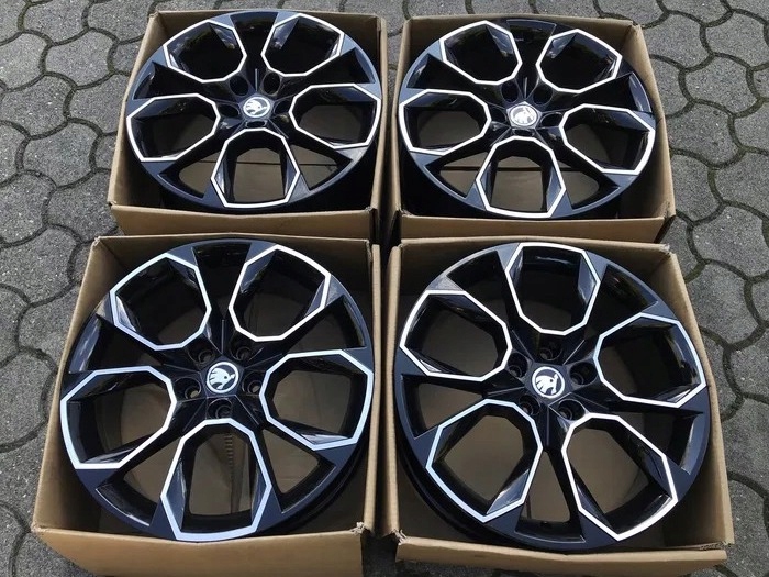 4× диск алюминий skoda запчасть skoda octavia 3 iii rs 7. 5" x 19" 5x112 et 51