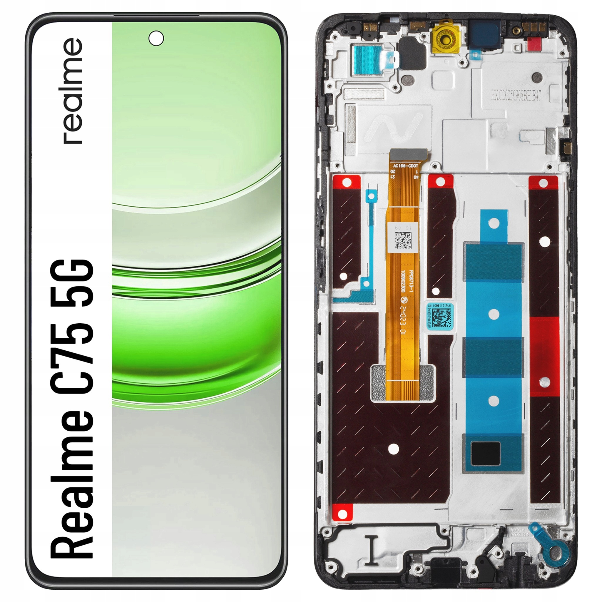 Displej s rámečkem Ips LCD pro Realme C75 5G Originál Zila Dotyková obrazovka