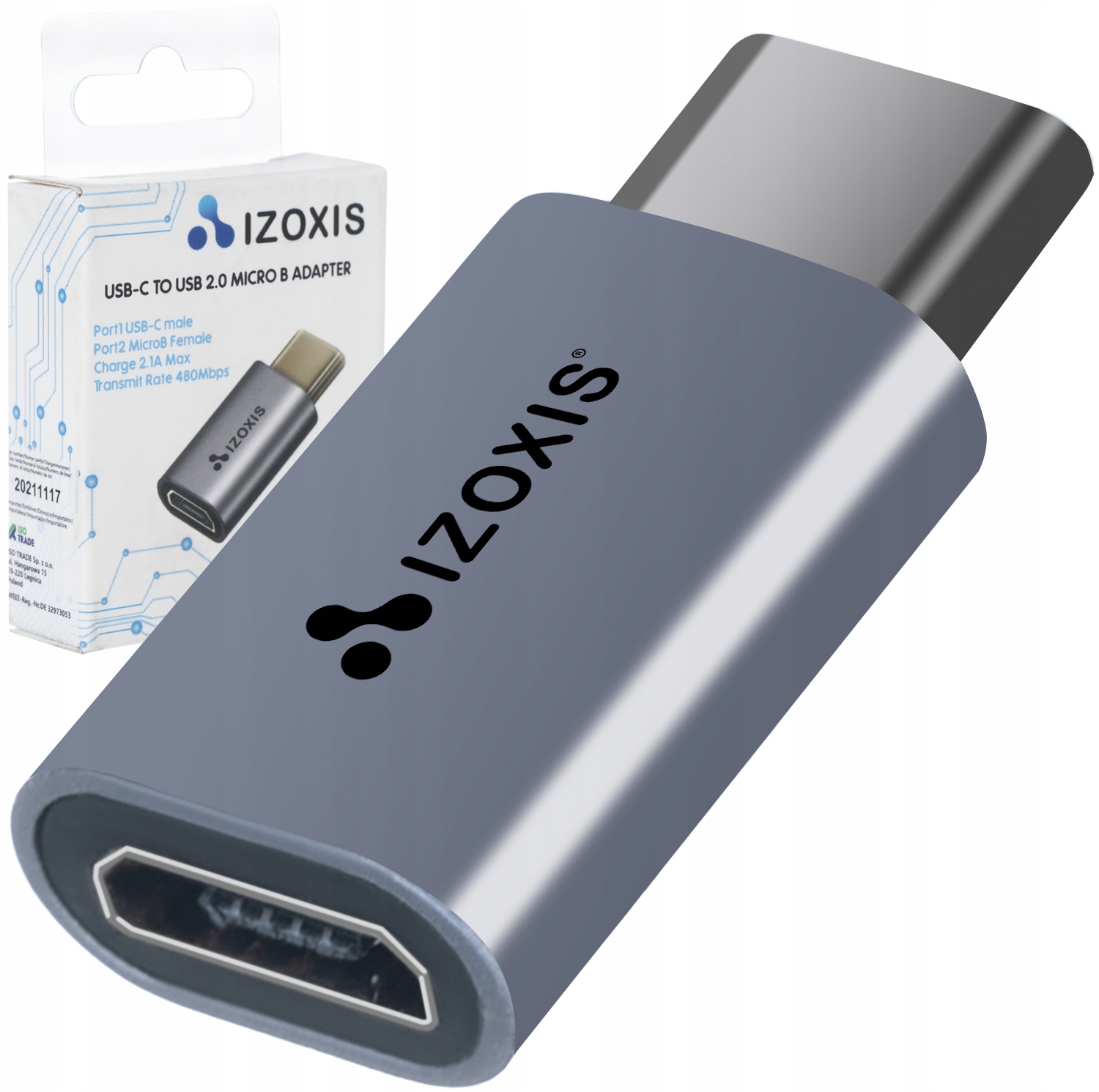 

Adapter Otg Micro Usb 2.0 Typ-C Usb-c Przejściówka