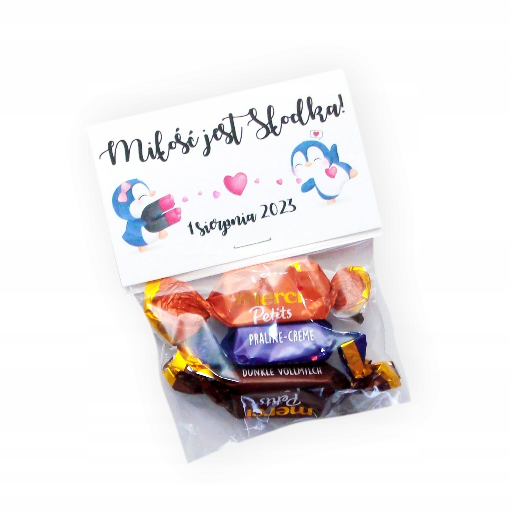 

Słodkie Upominki Merci Petits Wesele Rocznica Ślub