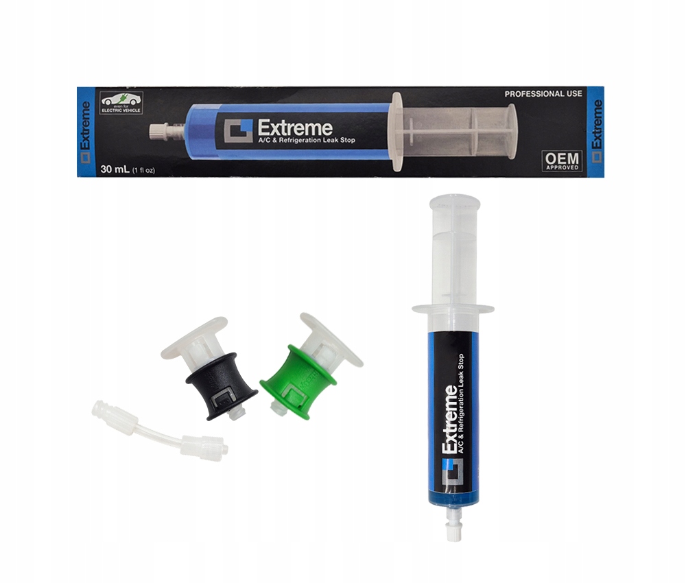USZCZELNIACZ EXTREME + ADAPTERY R134a R1234yf 30ml na 2 auta