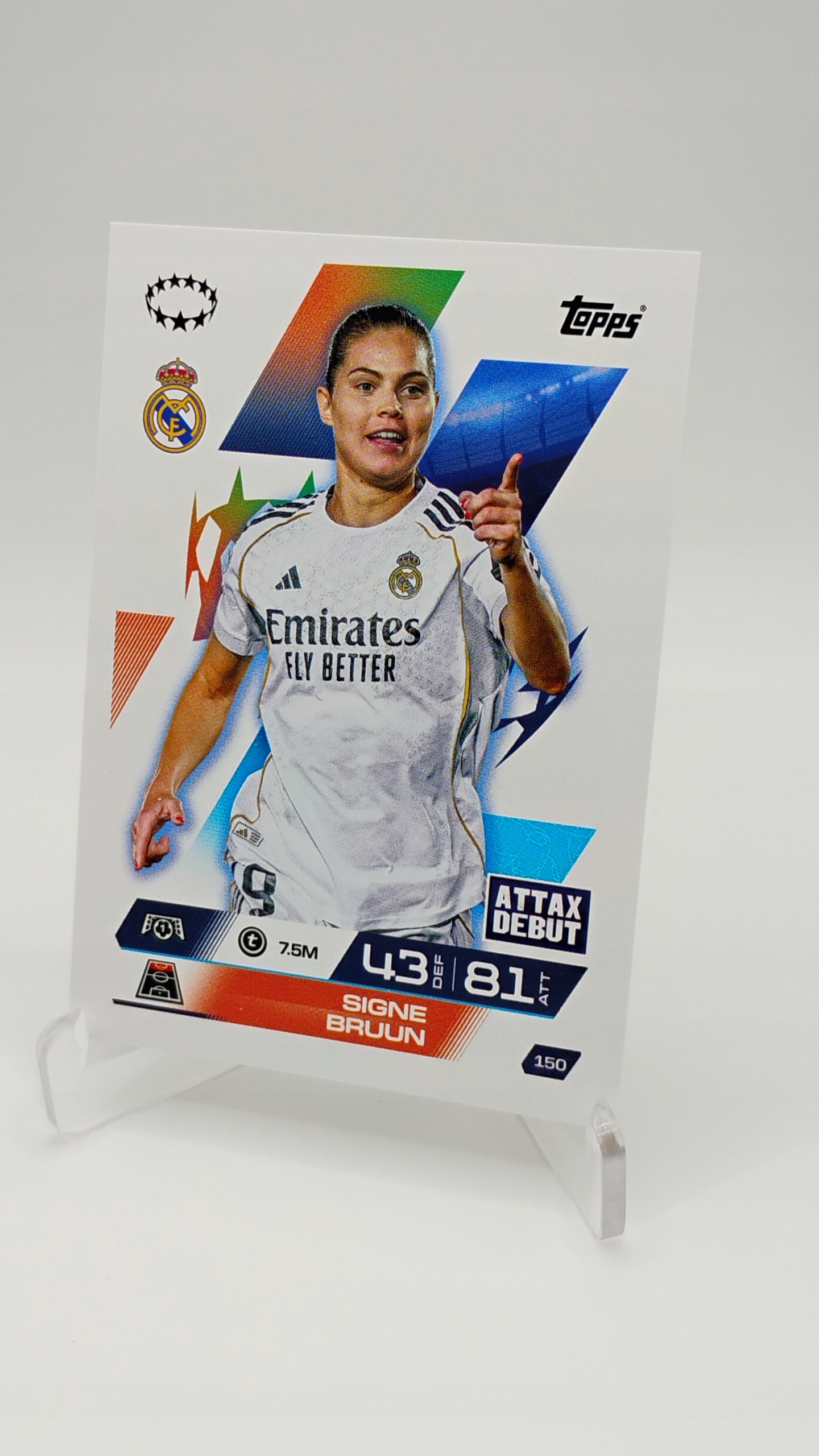 Topps Match Attax Extra 2025-2026 Champions League 150 Signe Bruun Real